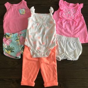(3) 2pc! Carter’s 6m outfit bundle